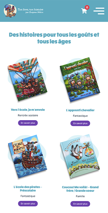 Site web Ton livre ton histoire