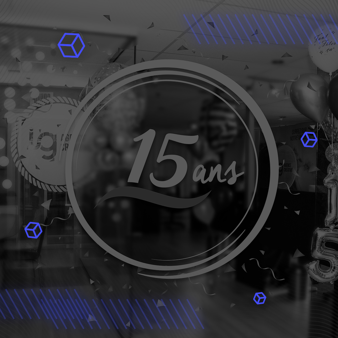 15 ans IG agence créative